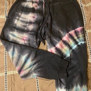 Wes Jogger - Black/Tie Dye
